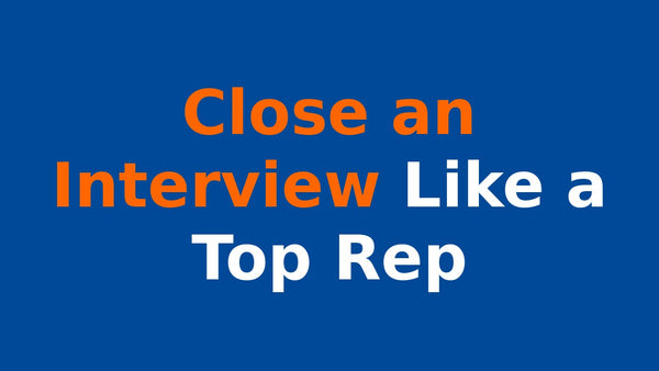 close interview like top rep