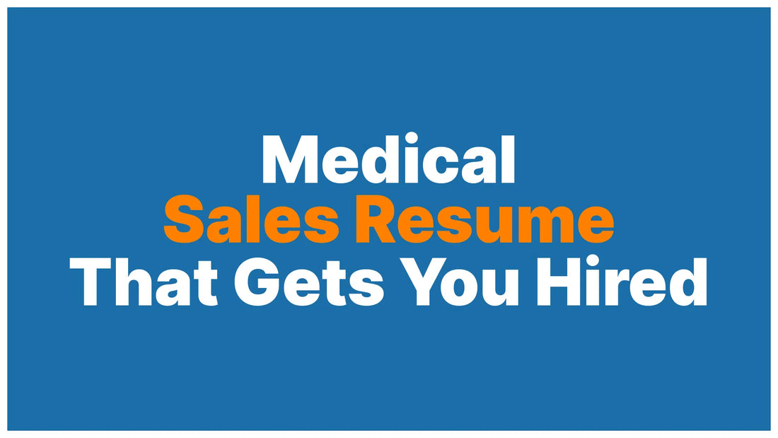Your Resume, LinkedIn, and Brag Book: The Medical Sales Application Materials That Actually Get You Hired