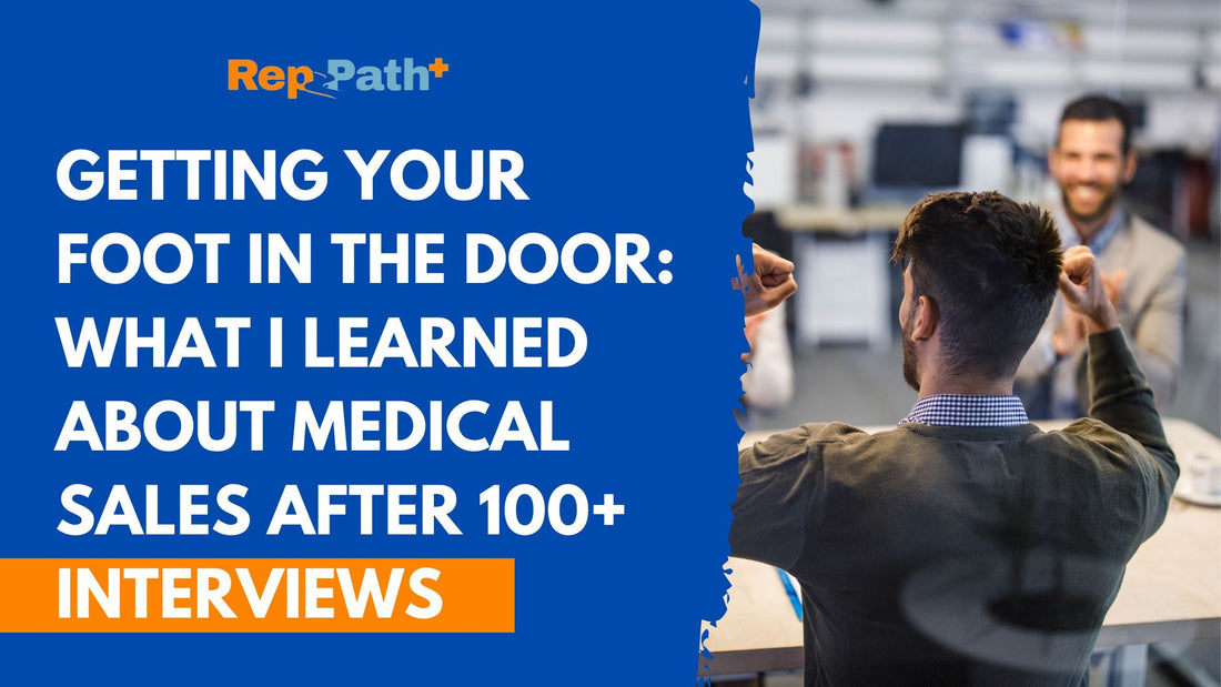 Medical sales recruiter reviewing candidate resumes and preparing for interviews.