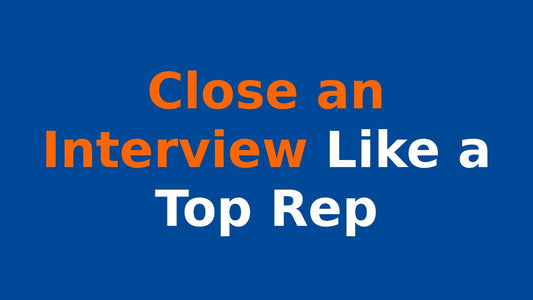 close interview like top rep