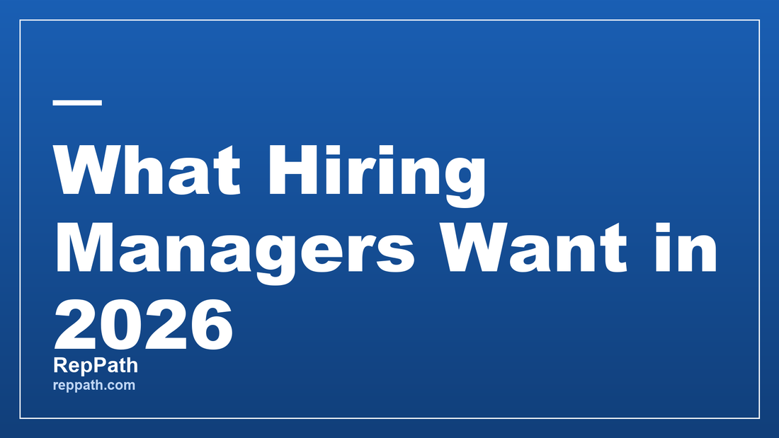 What Medical Sales Hiring Managers Actually Want to See in 2026